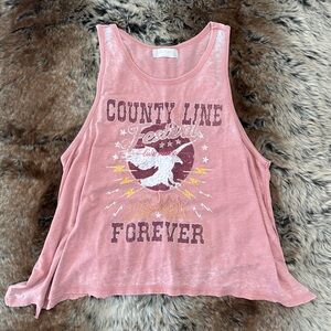 Altar'd State Dusty Pink Graphic Tee